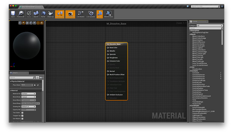 UE4 Material Editor