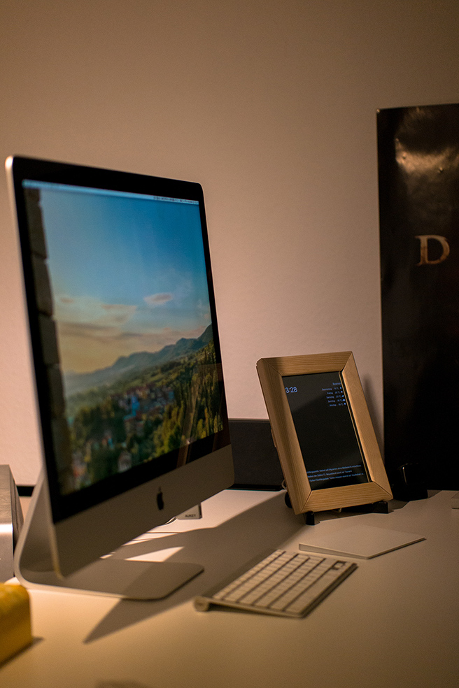 Mirror on Desk