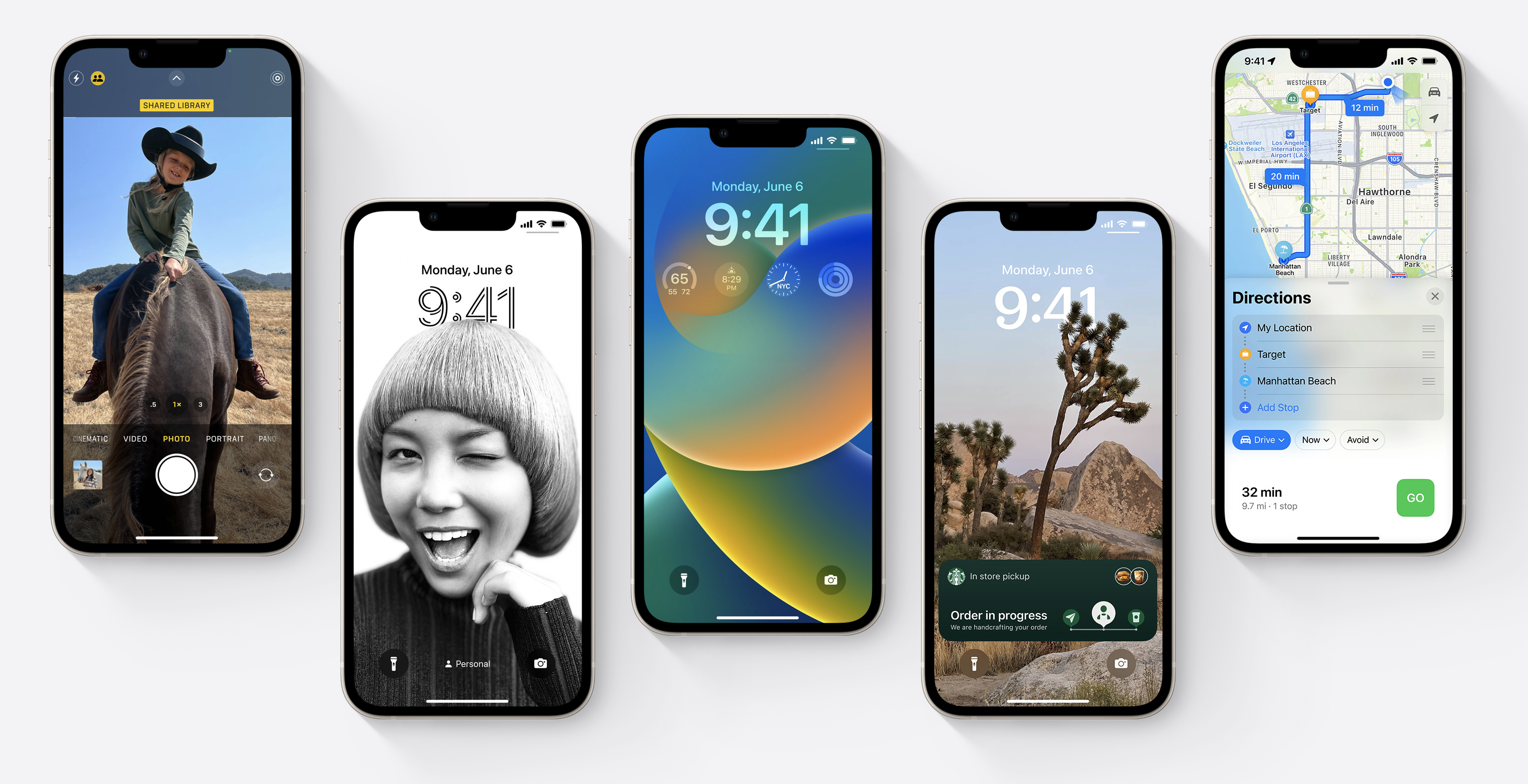 Image showing the Lock Screen redesign in iOS 16.