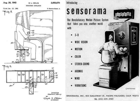 Morton Heilig’s Sensorama machine (image taken from the internet)