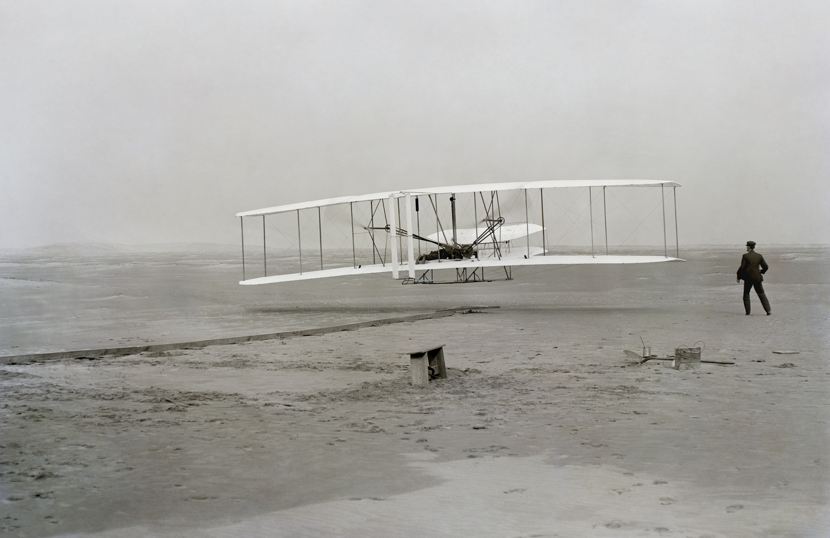 The Wright Brothers’ First Flight.